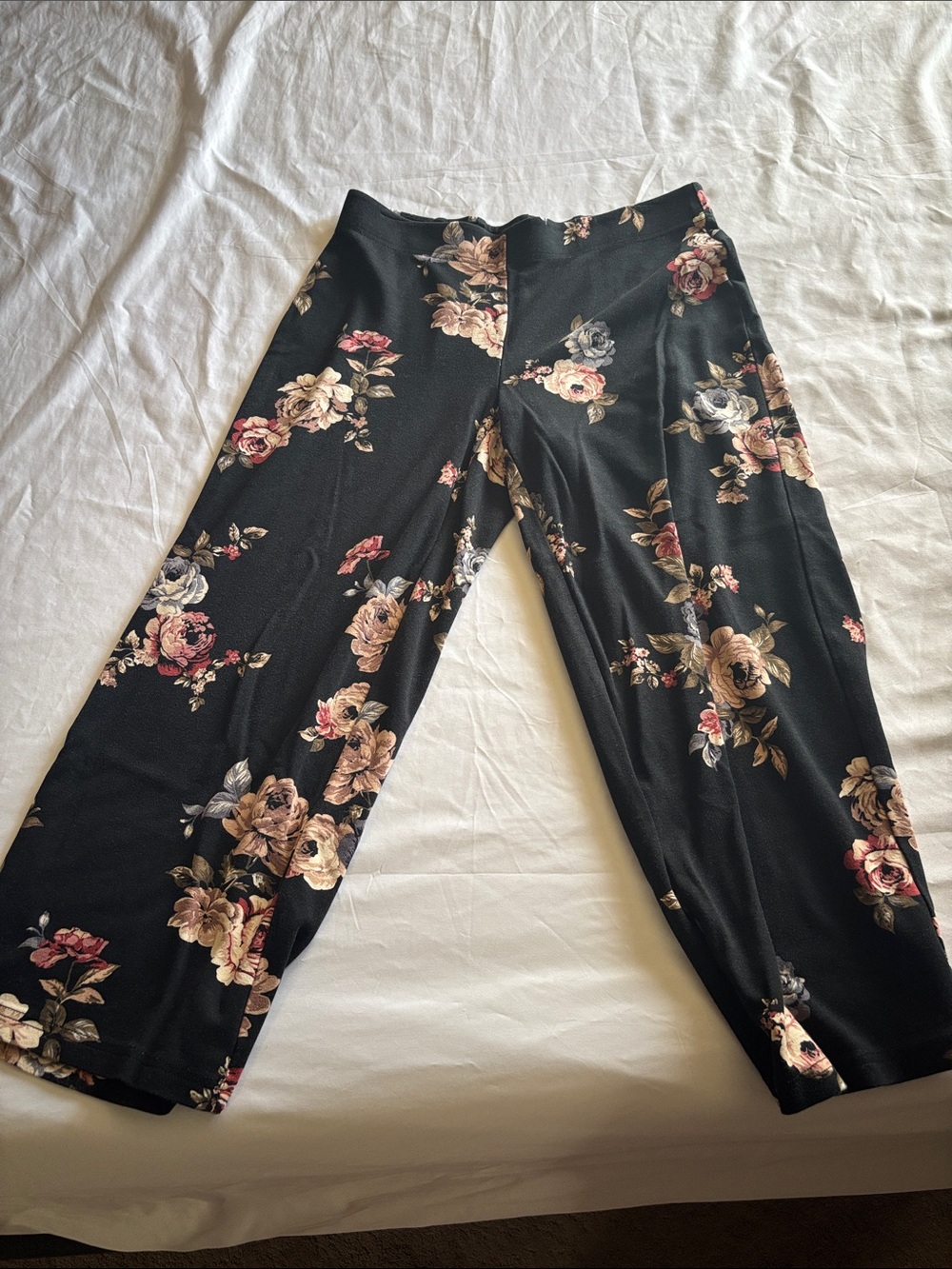 Jules & Leopold Black and Cream Waistband Pants